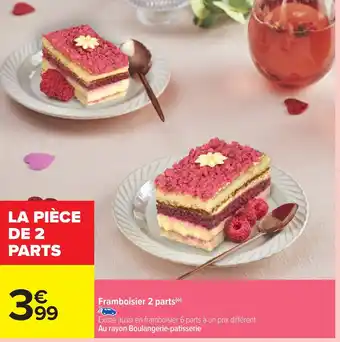 Carrefour Framboisier 2 parts offre