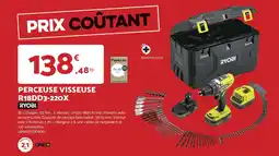 Bricomarché Ryobi Perceuse visseuse R18DD3-220X offre