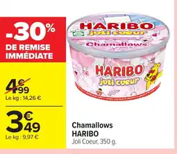 Carrefour HARIBO Chamallows offre