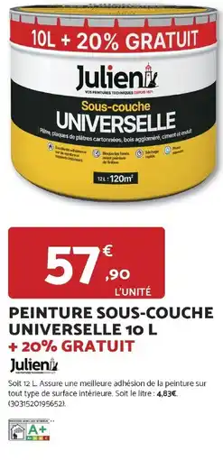 Bricomarché Julien peinture sous-couche universelle offre