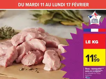 Carrefour Veau blanquette sans os à mijoter offre