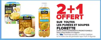 Carrefour FLORETTE Sur toutes les purées et soupes offre