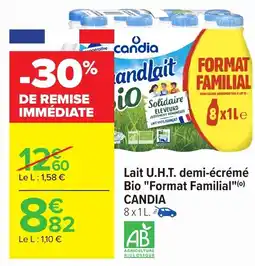 Carrefour CANDIA Bio "Format Familial" offre