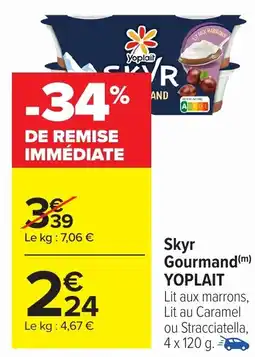 Carrefour YOPLAIT Skyr Gourmand offre