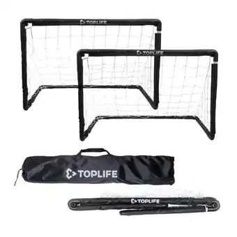 Carrefour Market TOPLIFE Set de deux buts de foot pliables offre