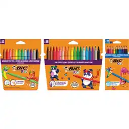 Carrefour Market BIC SUR TOUS LES FEUTRES ET CRAYONS DE COULEUR offre