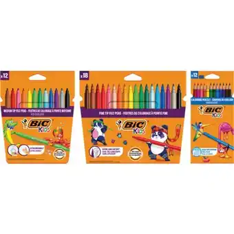 Carrefour Market BIC SUR TOUS LES FEUTRES ET CRAYONS DE COULEUR offre