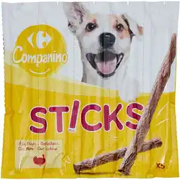 Carrefour CARREFOUR COMPANINO Sticks pour chiens offre