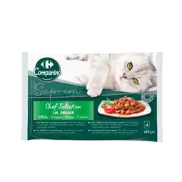 Carrefour CARREFOUR COMPANINO SUPREM Pâtées pour chat offre