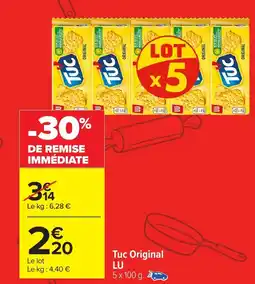 Carrefour LU Tuc Original offre