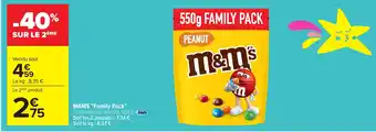 Carrefour M&MS "Family Pack" offre