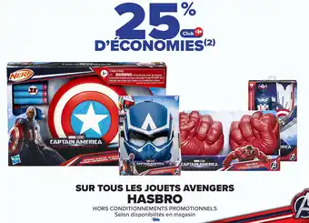 Carrefour HASBRO Sur tous les jouets avengers offre