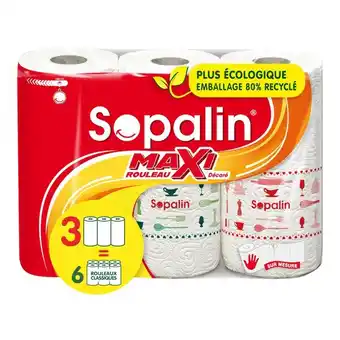 Carrefour SOPALIN Essuie-tout Maxi rouleau offre