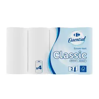 Carrefour CARREFOUR ESSENTIAL Essuie-tout offre