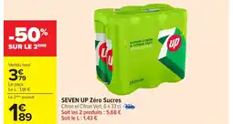 Carrefour SEVEN UP Zéro Sucres offre