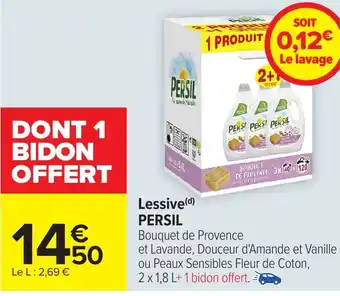 Carrefour PERSIL Lessive offre