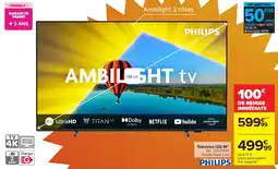 Carrefour PHILIPS Téléviseur LED 4K offre