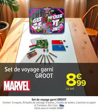 Carrefour MARVEL Set de voyage garni groot offre