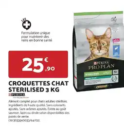 Bricomarché PURINA CROQUETTES CHAT STERILISED offre