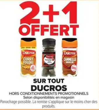 Carrefour Contact Ducros offre