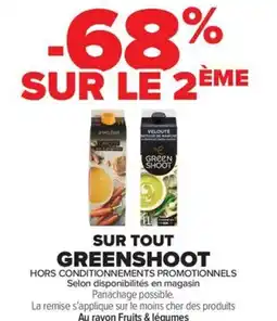 Carrefour Contact Greenshoot offre