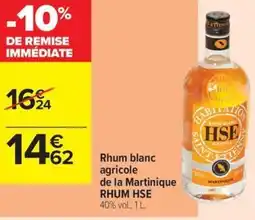 Carrefour Contact Rhum hse rhum blanc agricole de la martinique offre