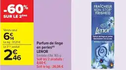 Carrefour Contact Lenor parfum de linge en perles offre