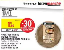 Intermarché Itinéraire de nos régions - galettes farine de blé noir offre