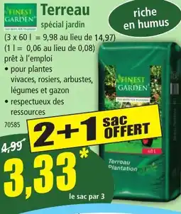 Norma Finest garden Terreau offre