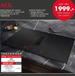 Möbel Martin AEG Hotte plaque de cuisson offre