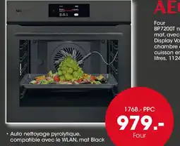 Möbel Martin AEG Four BP7200T noir mat, avec Touch Display Volume chambre de cuisson offre