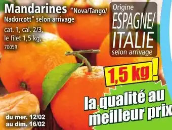 Norma Mandarines offre