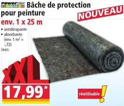 Norma Powertec color Bâche de protection pour peinture offre