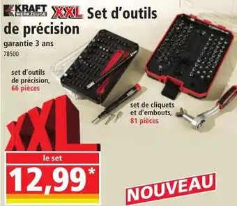 Norma Kkraft werkzeuge set d'outils de précision offre