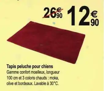 Tapis Peluche Pour Chiens