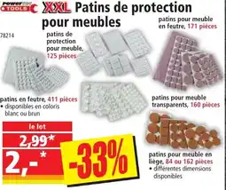 Norma Powere tools Patins de protection pour meubles offre