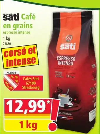 Norma SATI CAFE Café en grains offre