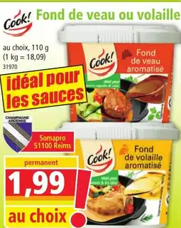 Norma COOK Fond de veau ou volaille offre