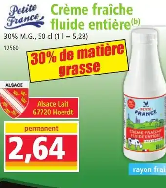 Norma PETIT FRANCE Crème fraîche offre