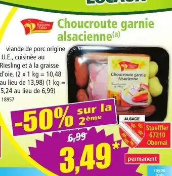 Norma Choucroute garnie alsacienne offre