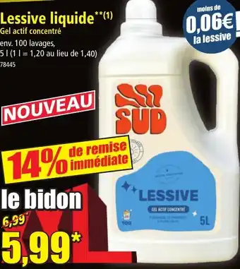 Norma SUD Lessive liquide offre