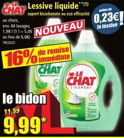 Norma LE CHAT Lessive liquide offre