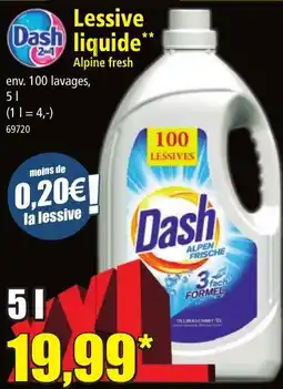 Norma DASH Lessive liquide offre