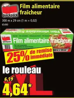 Norma QUICKPACK Film alimentaire fraîcheur offre