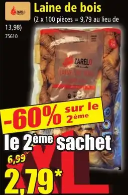 Norma ZAREL Laine de bois offre