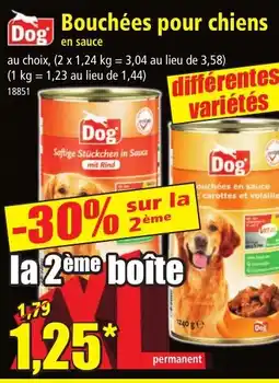 Norma DOG Bouchées pour chiens offre