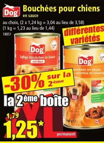 Norma DOG Bouchées pour chiens offre