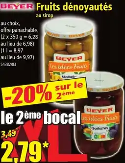 Norma BEYER Fruits dénoyautés offre