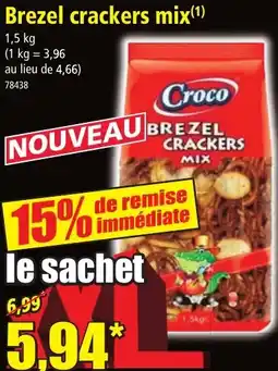 Norma CROCO Brezel crackers mix offre