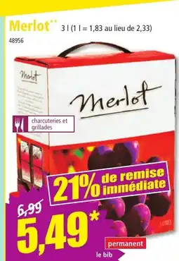 Norma MERLOT offre